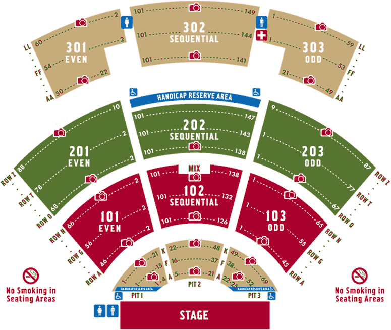 St. Augustine Amp Seating Chart